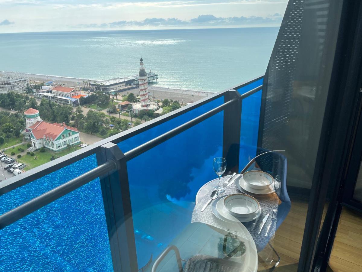 1-Bedroom Studio Apartment In Orbi City - Side Seaview 巴统 外观 照片